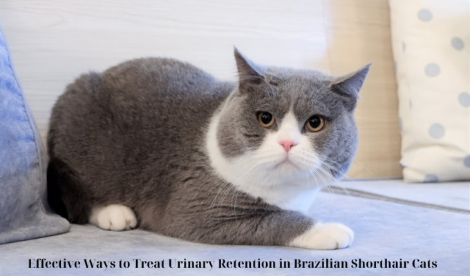 Effective Ways to Treat Urinary Retention in Brazilian Shorthair Cats